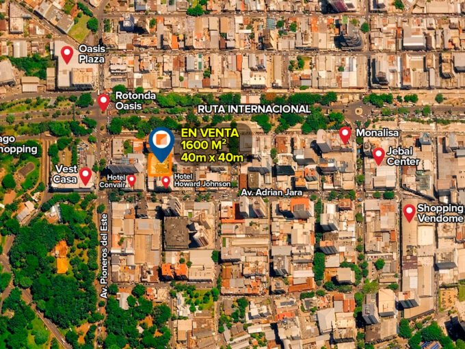Terreno en Venta Centro de CDE (1600 m²) – Ideal para Inversión